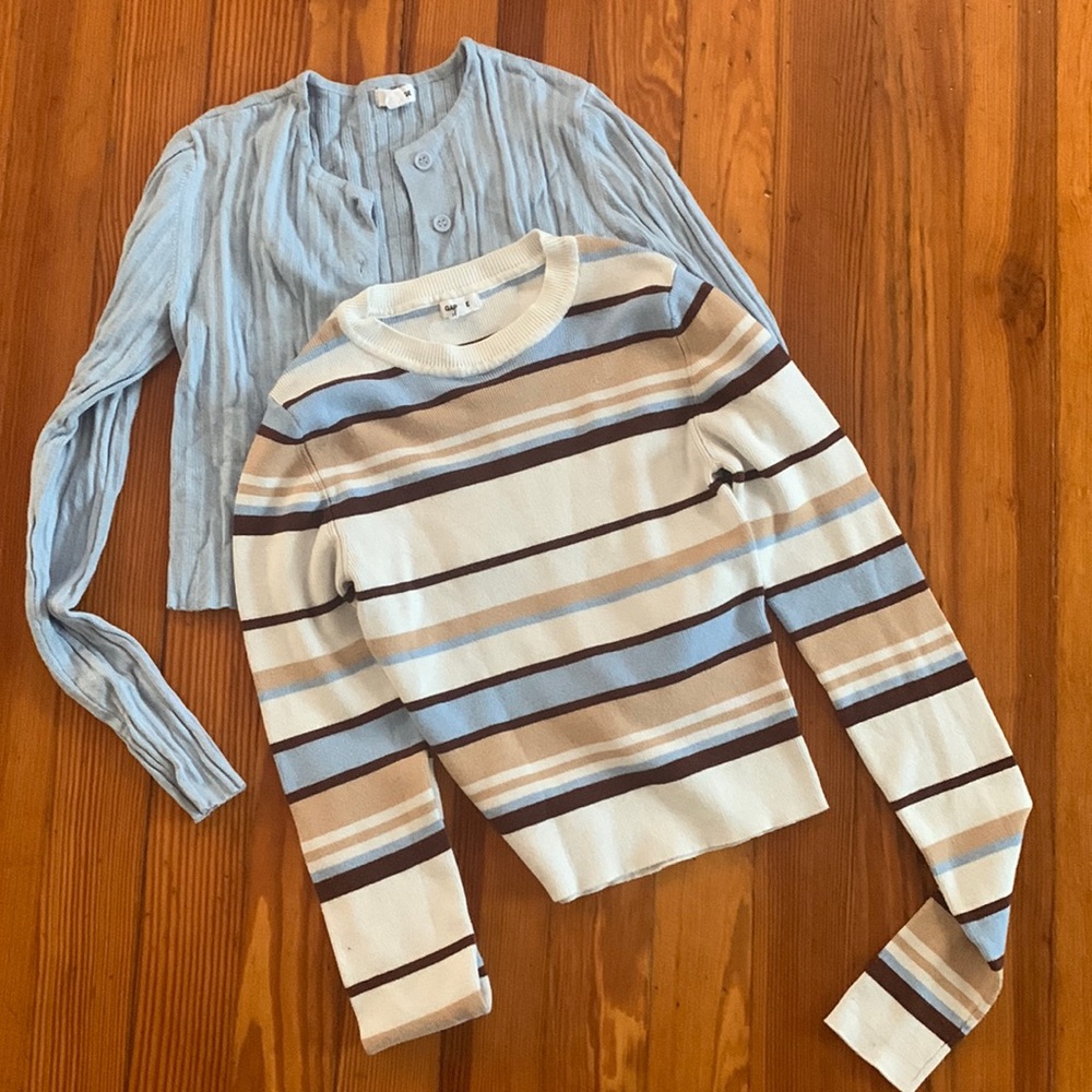 2/$10 XS Garage sweaters